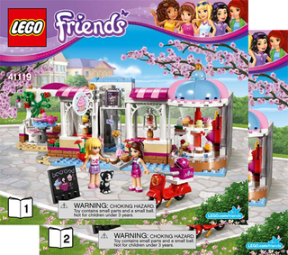 41119-Heartlake Cupcake Café {Cafe} - INSTRUCTIONS ONLY Instructions LEGO®