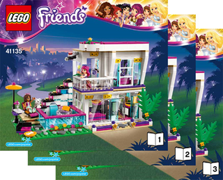 41135-Livi's Pop Star House - INSTRUCTIONS ONLY Instructions LEGO®