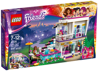 Livi's Pop Star House, 41135 LEGO® Friends Set Building Kit LEGO®