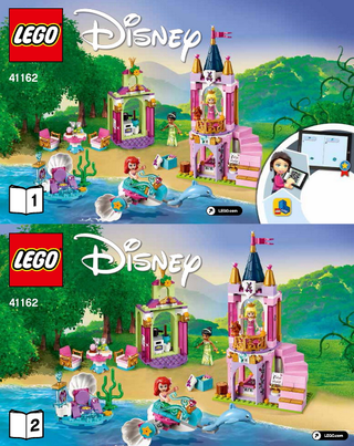 41162-Ariel, Aurora, and Tiana's Royal Celebration - INSTRUCTIONS ONLY Instructions LEGO®