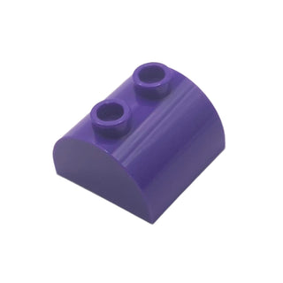 Slope, Curved 2x2 Double with 2 Hollow Studs, Part# 30165 Part LEGO® Dark Purple