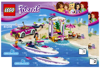 41316-Andrea's Speedboat Transporter - INSTRUCTIONS ONLY Instructions LEGO®