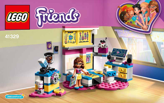 41329-Olivia's Deluxe Bedroom - INSTRUCTIONS ONLY Instructions LEGO®