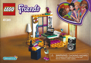 41341-Andrea's Bedroom - INSTRUCTIONS ONLY Instructions LEGO®