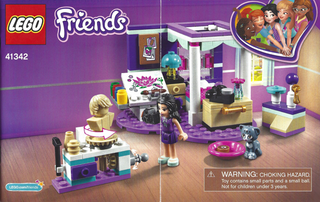 41342-Emma's Deluxe Bedroom - INSTRUCTIONS ONLY Instructions LEGO®