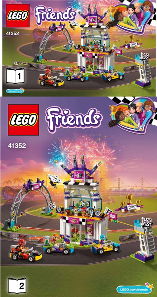 41352-The Big Race Day - INSTRUCTIONS ONLY Instructions LEGO®