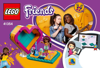41354-Andrea's Heart Box - INSTRUCTIONS ONLY Instructions LEGO®