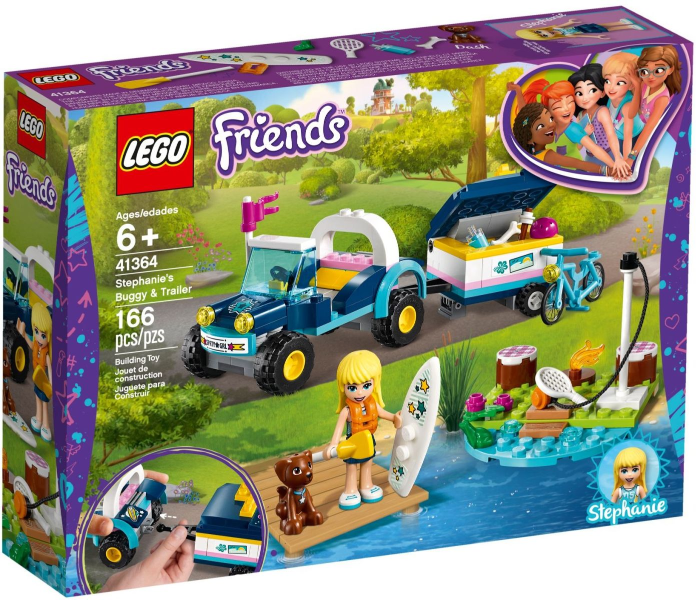 Lego stephanie's buggy and deals trailer