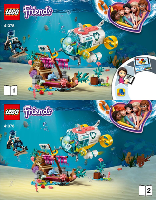 41378-Dolphins Rescue Mission - INSTRUCTIONS ONLY Instructions LEGO®