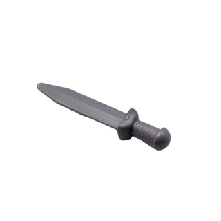 Minifigure, Weapon Sword, Roman Gladius with Thin Crossguard, Part# 95673 Part LEGO® Flat Silver