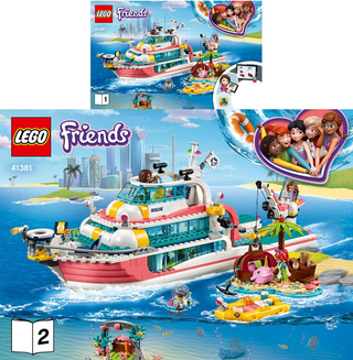 41381-Rescue Mission Boat - INSTRUCTIONS ONLY Instructions LEGO®