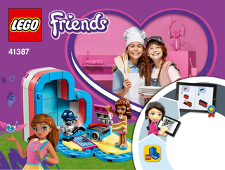 41387-Olivia's Summer Heart Box - INSTRUCTIONS ONLY Instructions LEGO®