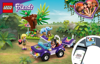 41421-Baby Elephant Jungle Rescue - INSTRUCTIONS ONLY Instructions LEGO®