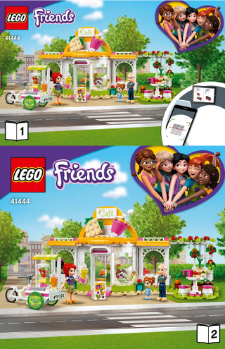 41444-Heartlake City Organic Café {Cafe} - INSTRUCTIONS ONLY Instructions LEGO®