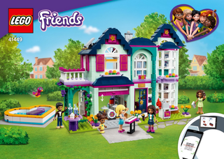 41449-Andrea's Family House - INSTRUCTIONS ONLY Instructions LEGO®