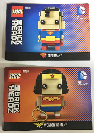 41490-Superman & Wonder Woman - San Diego Comic - Con 2016 Exclusive - INSTRUCTIONS ONLY Instructions LEGO®