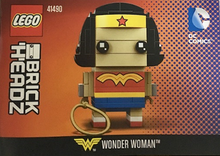 41490-Superman & Wonder Woman - San Diego Comic - Con 2016 Exclusive - INSTRUCTIONS ONLY Instructions LEGO® Slightly Used Book 2