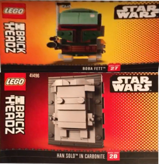41498-Boba Fett & Han Solo in Carbonite - New York Comic - Con 2017 Exclusive - INSTRUCTIONS ONLY Instructions LEGO®