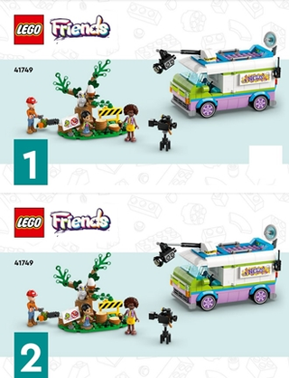 41749-Newsroom Van - INSTRUCTIONS ONLY Instructions LEGO®