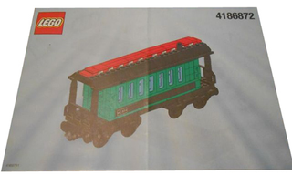 4186872-Passenger Wagon Green (White Box) - INSTRUCTIONS ONLY Instructions LEGO®