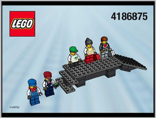 4186875-9V Platform and Mini - figures - INSTRUCTIONS ONLY Instructions LEGO®