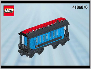 4186876-Passenger Wagon Blue (White Box) - INSTRUCTIONS ONLY Instructions LEGO®