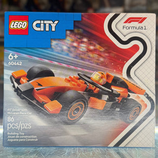 F1 Driver with McLaren Race Car, 60442 - LEGO® City Set Building Kit LEGO®