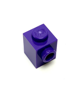 Brick, Modified 1x1 with Stud on Side, Part# 87087 Part LEGO® Dark Purple  