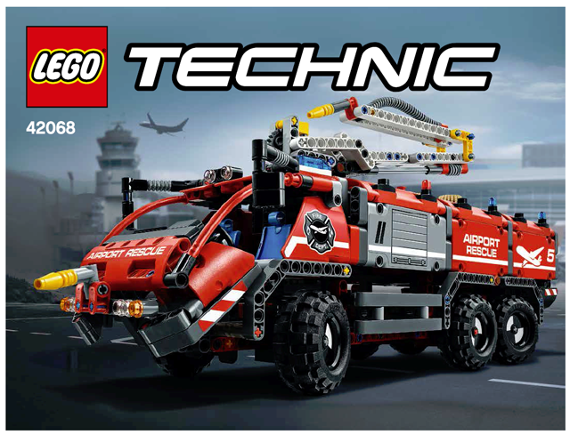 42068-Airport Rescue Vehicle - INSTRUCTIONS ONLY – United Brick Co®