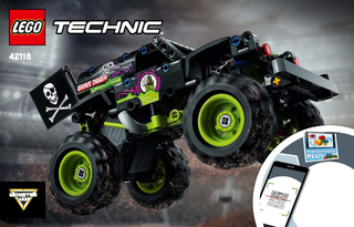 42118-Monster Jam Grave Digger - INSTRUCTIONS ONLY Instructions LEGO®
