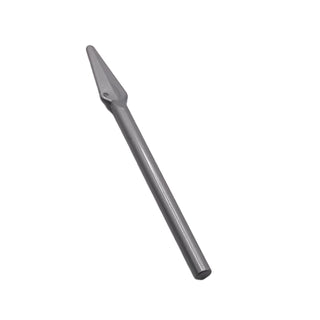Minifigure Weapon, Pike/Spear Handle with Flat End, Part# 93789 Part LEGO® Flat Silver