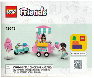 42643-Cotton Candy Stand and Scooter - INSTRUCTIONS ONLY Instructions LEGO®