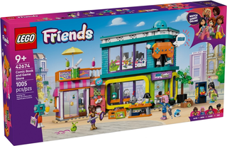 Comic Book and Game Store, 42674 - LEGO® Friends Set Building Kit LEGO®