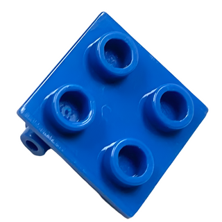 Hinge Brick 2 x 2 Top Plate, Part# 6134 Part LEGO® Blue