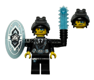 Agent Curtis Bolt Complete - Sticker on Shield, uagt013s - LEGO® Ultra Agents Minifigure