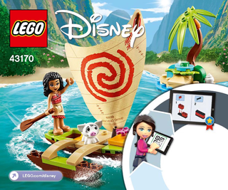 43170-Moana's Ocean Adventure - INSTRUCTIONS ONLY Instructions LEGO®