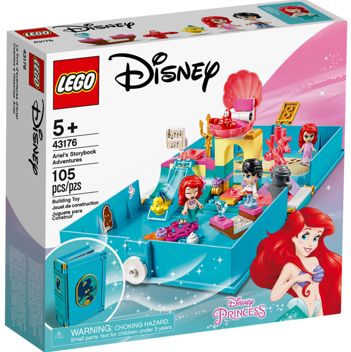 Ariel's Storybook Adventures, 43176 Building Kit LEGO®   