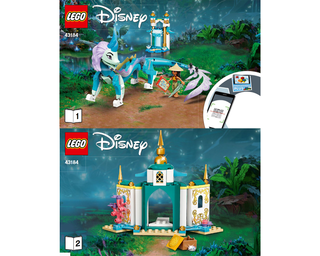 43184-Raya and Sisu Dragon - INSTRUCTIONS ONLY Instructions LEGO®