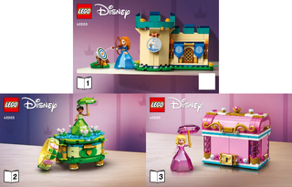 43203-Aurora, Merida and Tianas Enchanted Creations - INSTRUCTIONS ONLY Instructions LEGO®