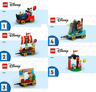 43212-Disney Celebration Train? - INSTRUCTIONS ONLY Instructions LEGO®