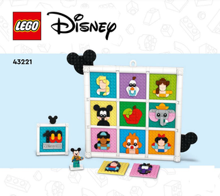 43221 - 100 Years of Disney Animation Icons - INSTRUCTIONS ONLY Instructions LEGO®