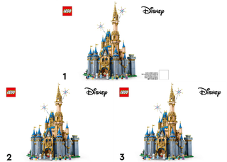 43222-Disney Castle - INSTRUCTIONS ONLY
