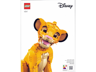 43247-Young Simba the Lion King - INSTRUCTIONS ONLY Instructions LEGO®