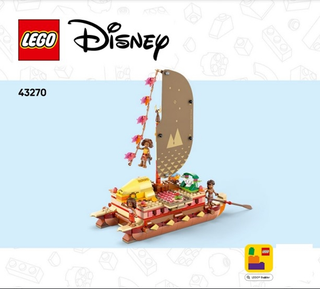 43270-Moana's Adventure Canoe - INSTRUCTIONS ONLY Instructions LEGO®
