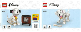 43271 - Lucky & Penny 101 Dalmatians Puppies - INSTRUCTIONS ONLY Instructions LEGO®