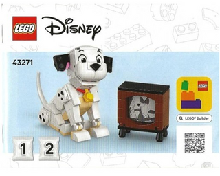 43271 - Lucky & Penny 101 Dalmatians Puppies - INSTRUCTIONS ONLY Instructions LEGO® Slightly Used Book 1