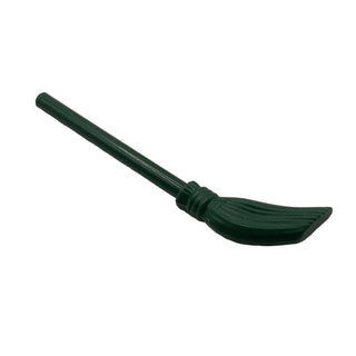 Minifigure, Utensil Broom, Part# 4332 Part LEGO® Dark Green Very Good