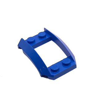 Wedge 4 x 3 Open with Cutout and 4 Studs, Part# 47755 Part LEGO® Blue