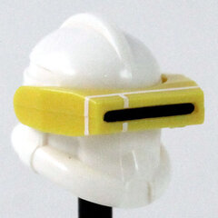 White Print Yellow Macrobinoculars- CAC Custom Headgear Accessory Clone Army Customs   