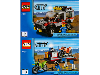 4433-Dirt Bike Transporter - INSTRUCTIONS ONLY Instructions LEGO®